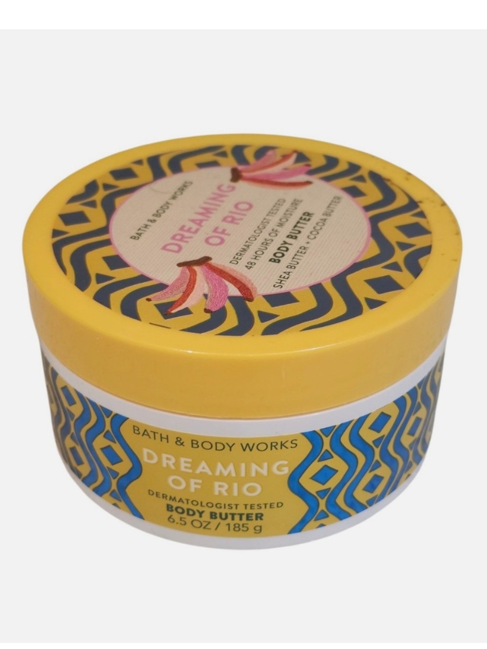 Bath & Body Works Dreaming of Rio Body Butter - Yellow & Blue